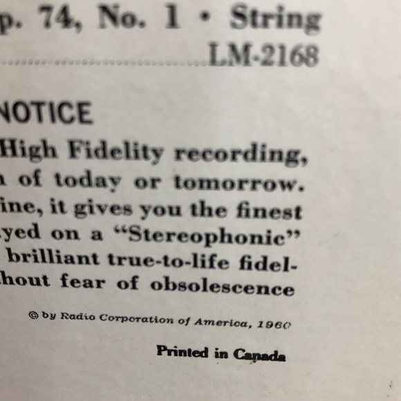 60's "Death and the Maiden" "Quartettsataz" Record - Classical Album - Schubert - Picture 4 of 6